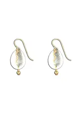 Mark Steel Fancy Egg Dangle Earrings