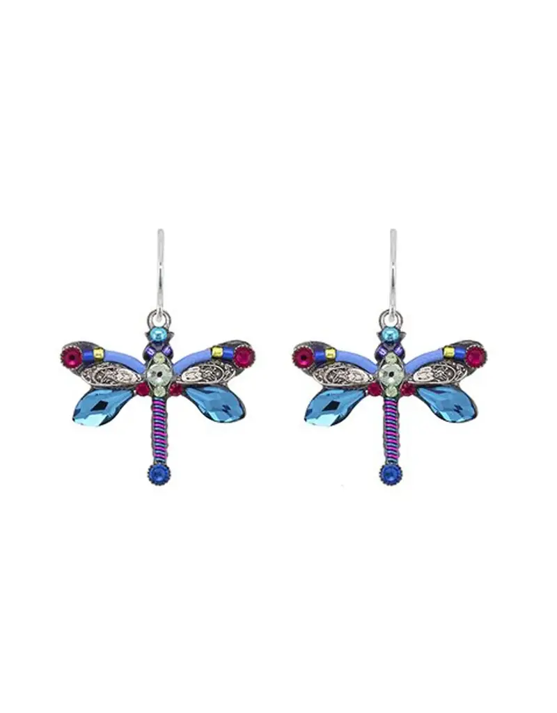 Firefly Bermuda Blue Dragonfly Earrings