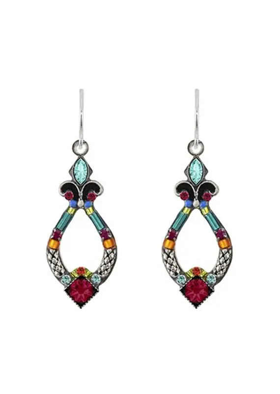 Firefly Multicolor Angel's Harp Earrings