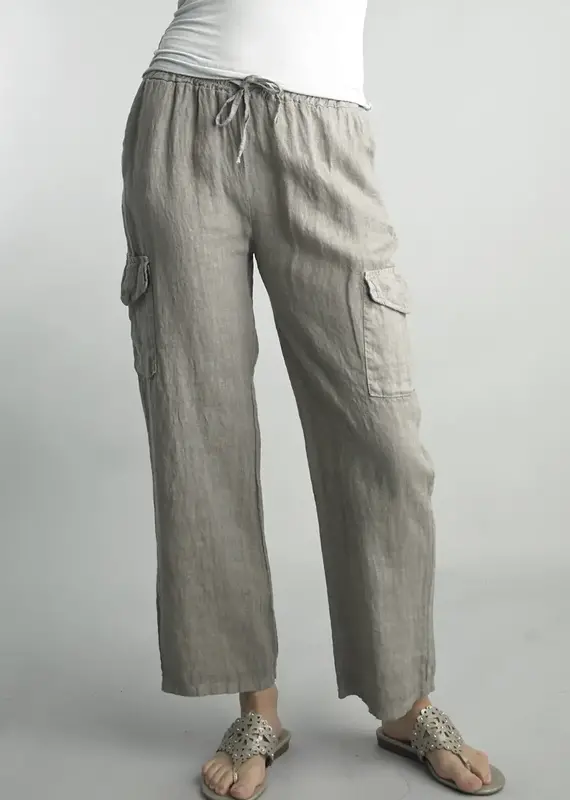 Tempo Paris Linen Cargo Pants