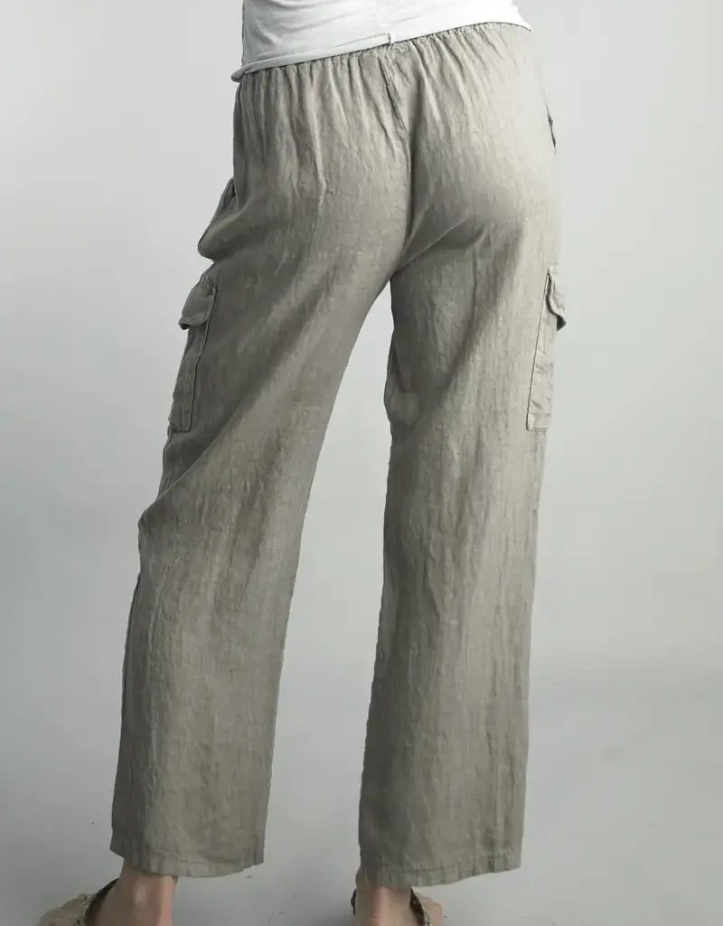 Soft Surroundings Flat Front Linen Pants for Women