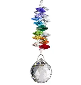 Woodstock Chimes Grand Crystal Rainbow Cascade Suncatcher