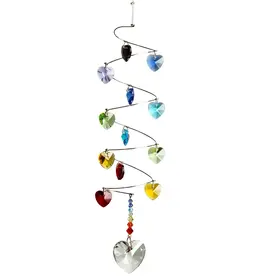 Woodstock Chimes Crystal Spiral Suncatcher