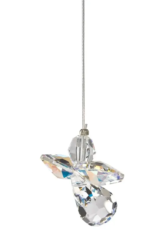 Woodstock Chimes Crystal Guardian Angel Suncatcher