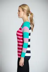 APNY Mixed Stripe Rib Sweater