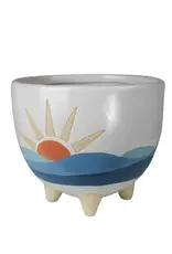 HomArt Ceramic Seascape Cachepot