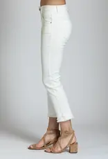 APNY Olivia Pull-On Crop Frayed Jean