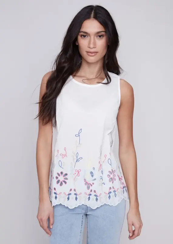 Charlie B Embroidered Tank