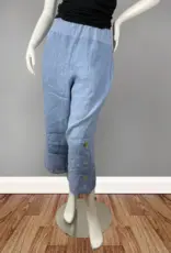 Avvolto Solid Linen Pants