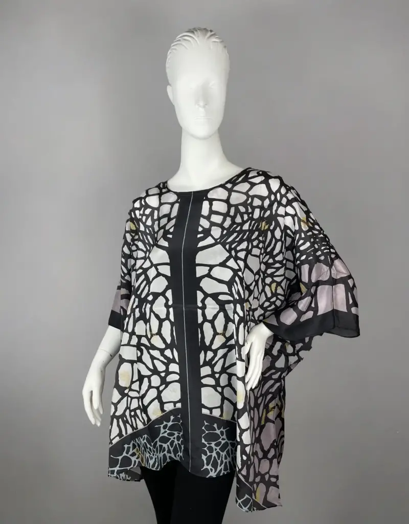 Cocoon House Butterfly Wing Silk Top