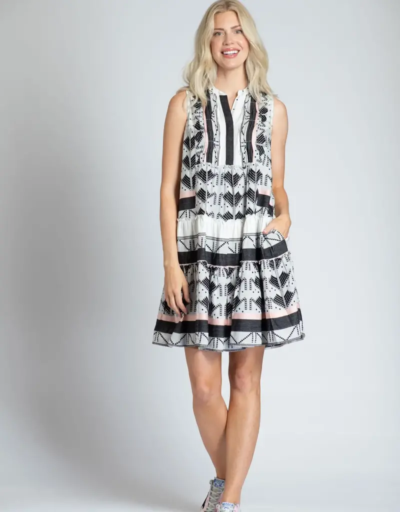 APNY Sleeveless Pintuck Dress