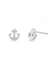 Boma Anchor Stud Earrings