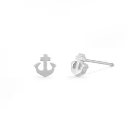 Boma Anchor Stud Earrings