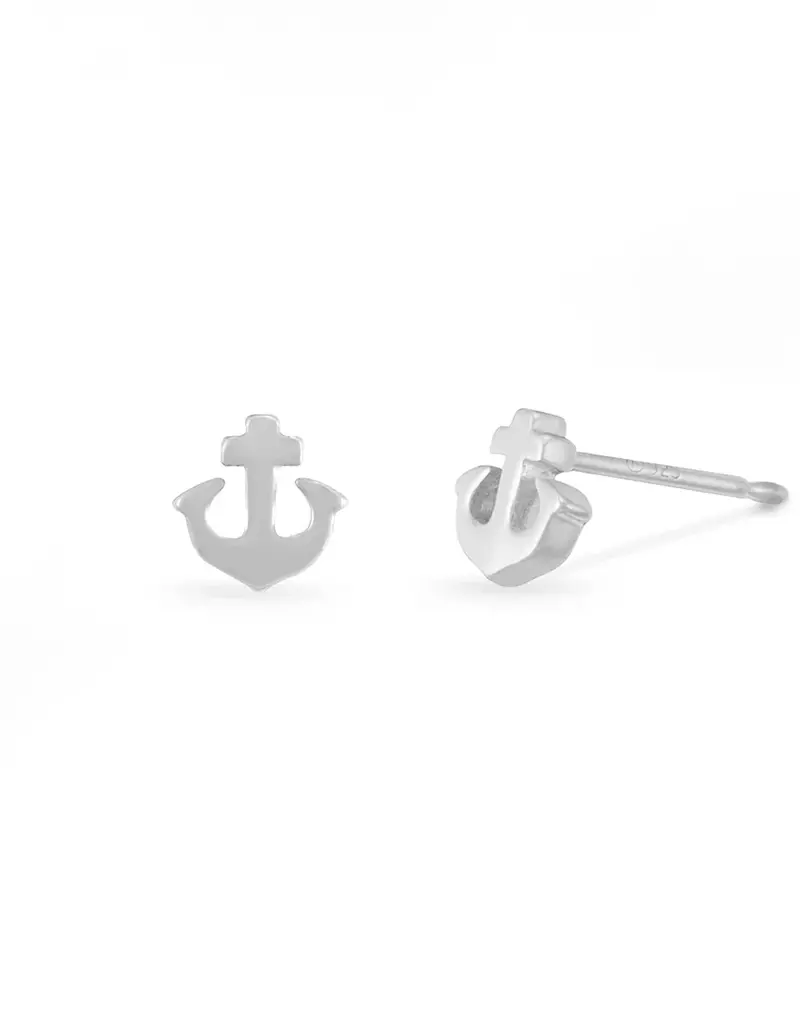 Boma Anchor Stud Earrings