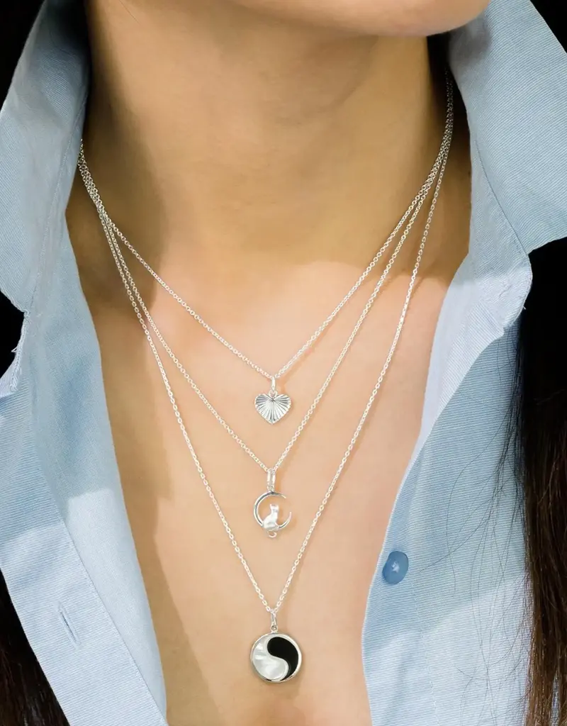 Boma Cat and Moon Necklace