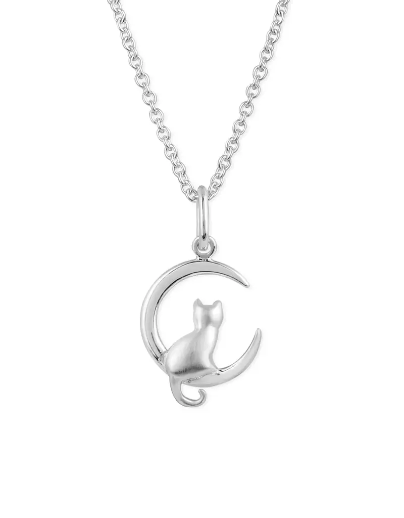 Boma Cat and Moon Necklace