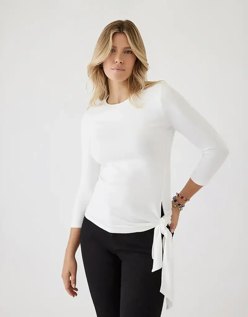 Karen Kane 3/4 Sleeve Side Tie Top