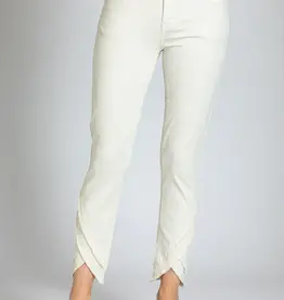 APNY Liberty Double Layer Frayed Tulip Hem Skinny Ankle Jeans