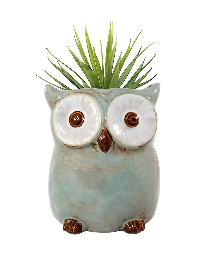 World Buyers Amelie Owl Ceramic Vase Planter