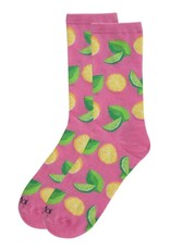 Infinity Classics When Life Gives You Lemons Bamboo Blend Crew Socks