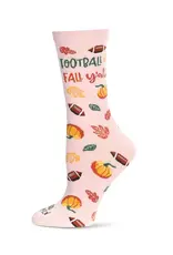 Infinity Classics Football Fall Bamboo Blend Crew Socks