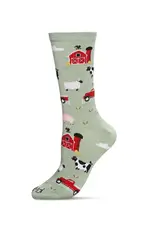 Infinity Classics Farm Fun Bamboo Blend Crew Socks