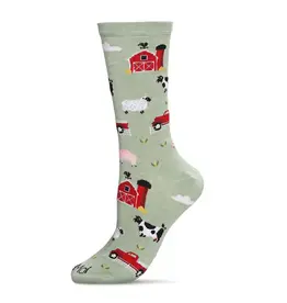 Infinity Classics Farm Fun Bamboo Blend Crew Socks