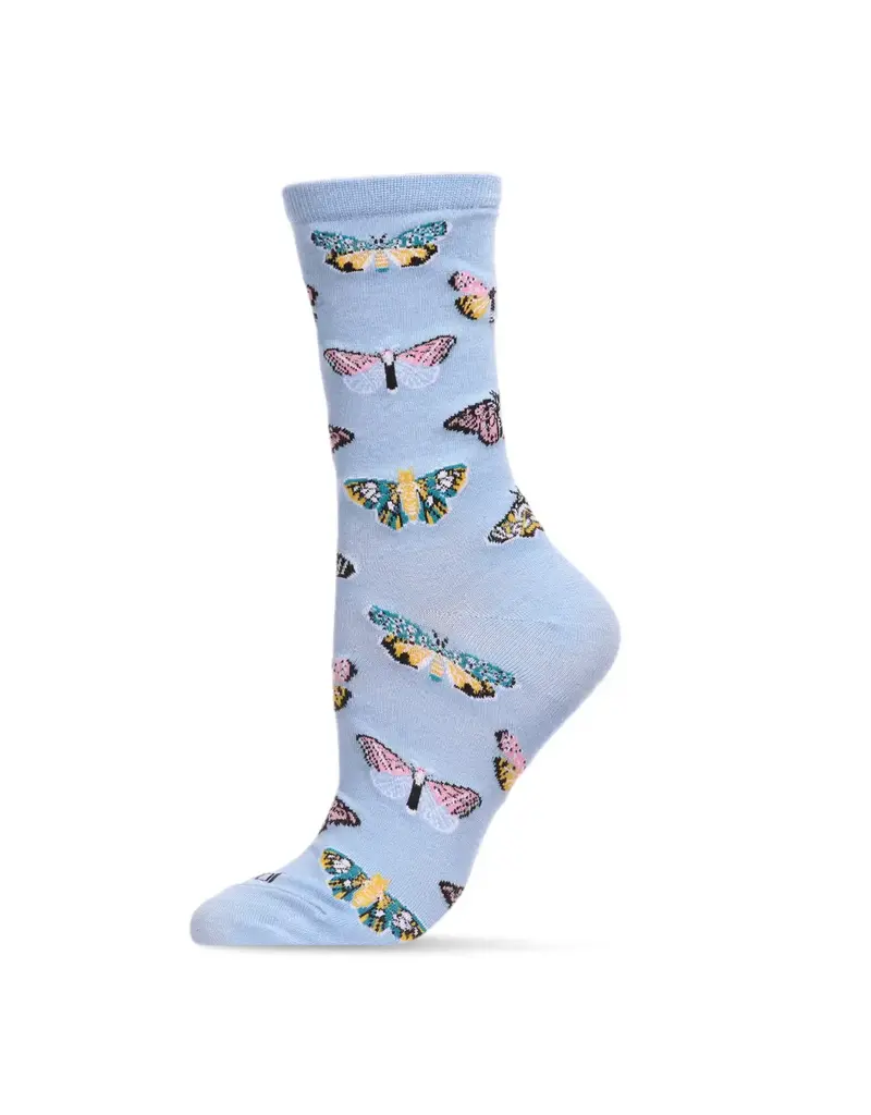 Infinity Classics Butterfly Bamboo Blend Crew Socks