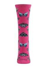 Infinity Classics Butterfly Bamboo Blend Crew Socks