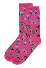 Infinity Classics Butterfly Bamboo Blend Crew Socks