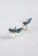 Mosaico Mystic Dragonfly Stud Earrings