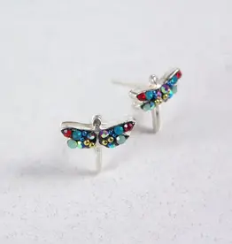 Mosaico Mystic Dragonfly Stud Earrings