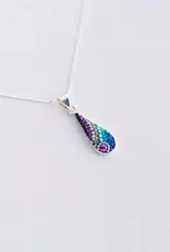 Mosaico Petite Fairy Teardrop Pendant Necklace