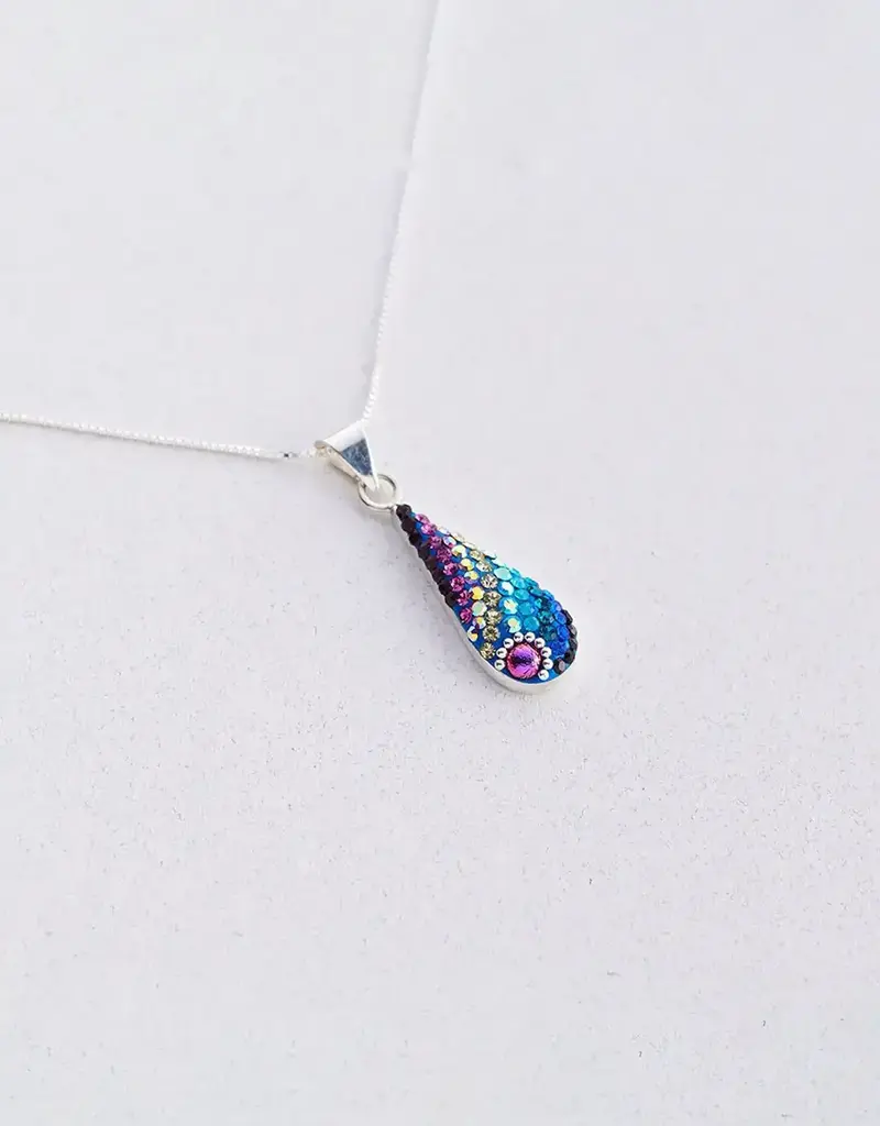 Mosaico Petite Fairy Teardrop Pendant Necklace