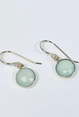 Laura J. Designs Coin Gemstone Earrings