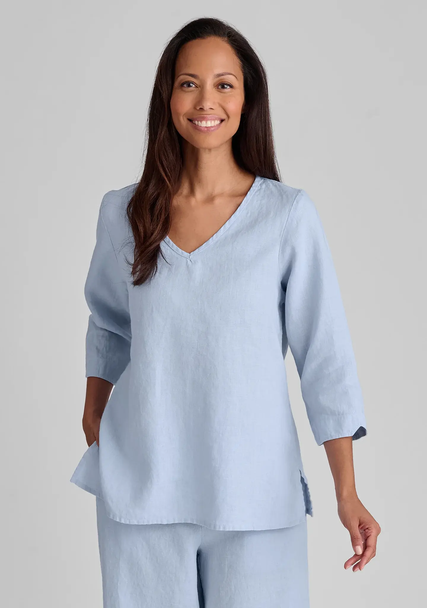 FLAX V Pullover Coyote Moon