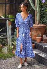 Karen Kane Tiered Midi Dress