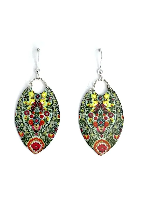 Artista Jaipur Tapered Oval Earrings