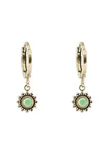 Baked Beads Starburst Huggie Earrings