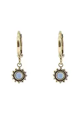Baked Beads Starburst Huggie Earrings