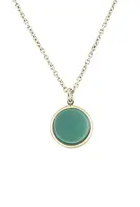 Baked Beads Sea Glass Dangle Necklace