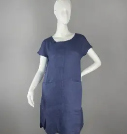 Avvolto Solid Linen Dress