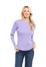 Karen Kane Ribbed Long Sleeve Sweater