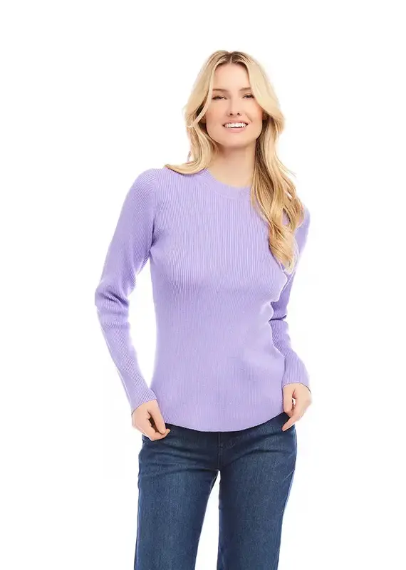 Karen Kane Ribbed Long Sleeve Sweater