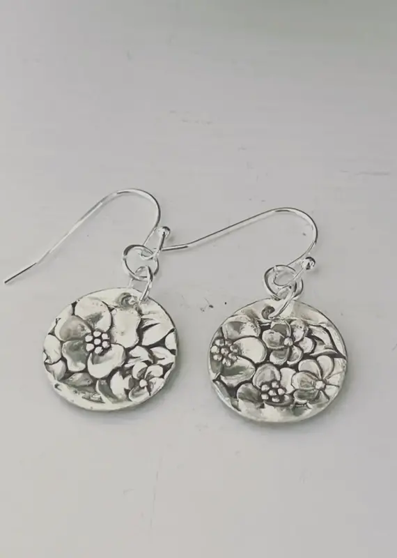 Spoon Jewelry By Emily Love Precious Flower Knife Handle Earrings