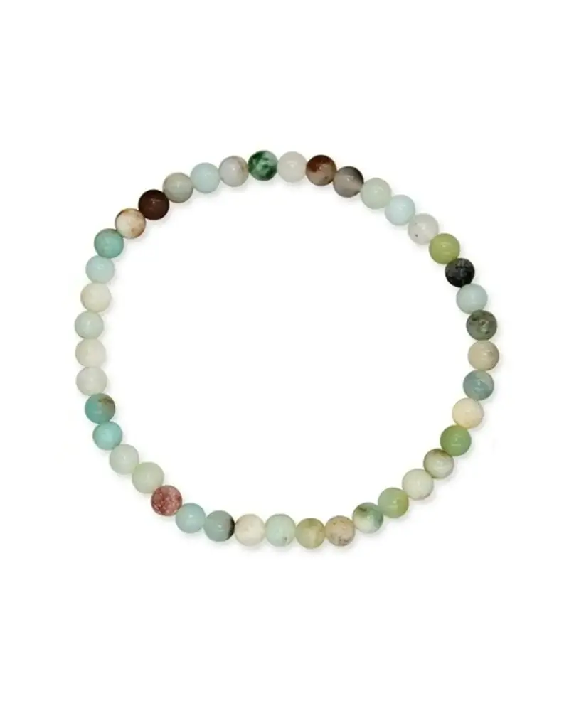Soul Charms 4mm Beaded Crystal Bracelet