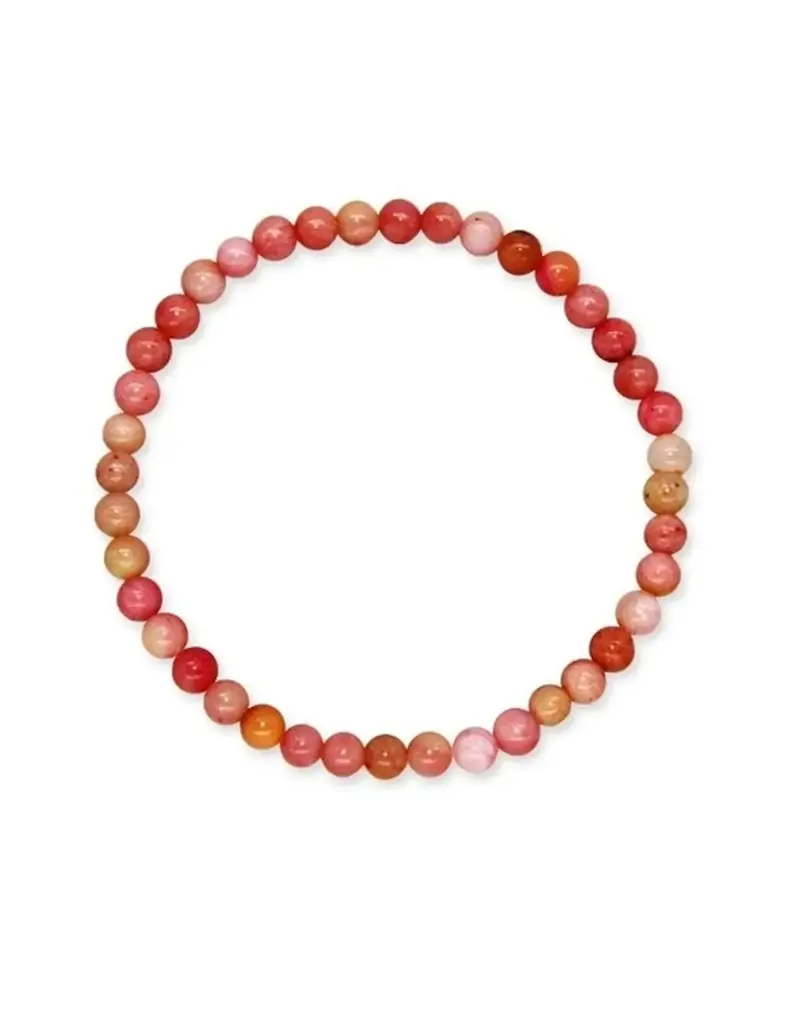 Soul Charms 4mm Beaded Crystal Bracelet