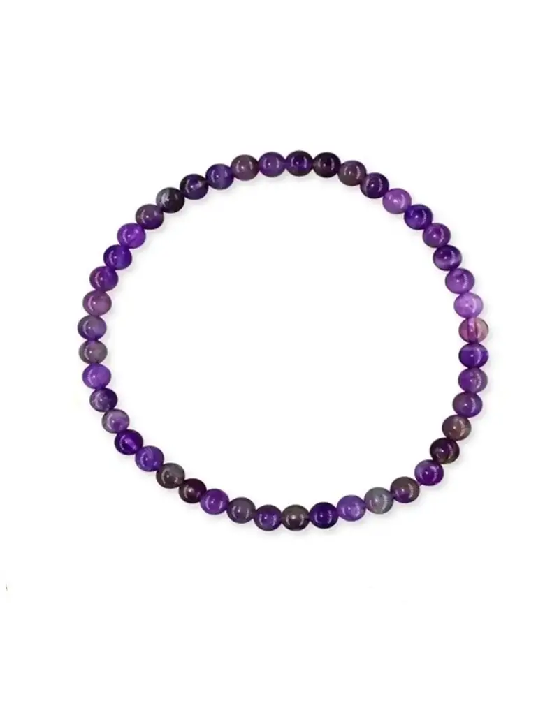 Soul Charms 4mm Beaded Crystal Bracelet