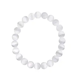 Soul Charms 8mm Beaded Crystal Bracelet