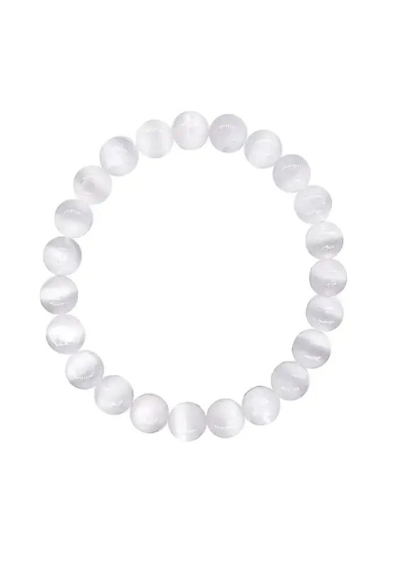 Soul Charms 8mm Beaded Crystal Bracelet